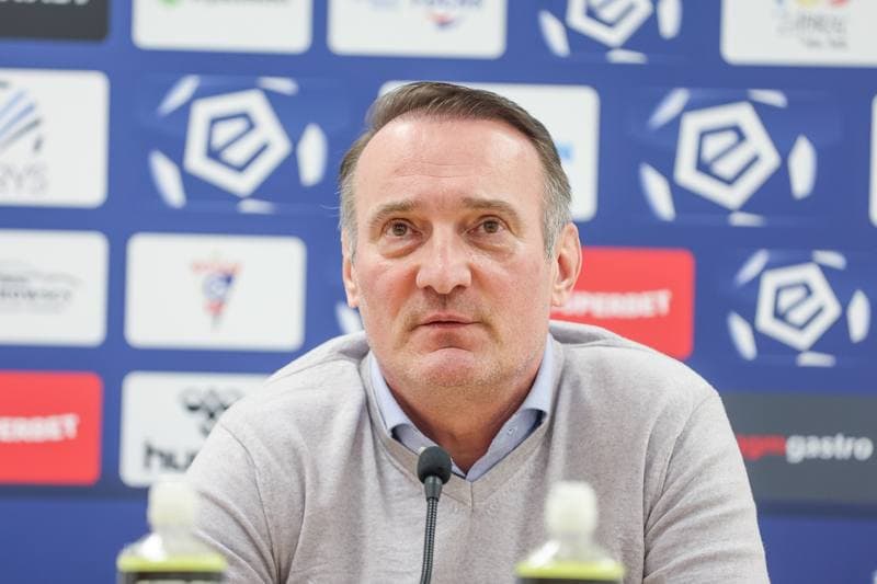 Football. Gornik Zabrze. Press Conference. 16.03.2023