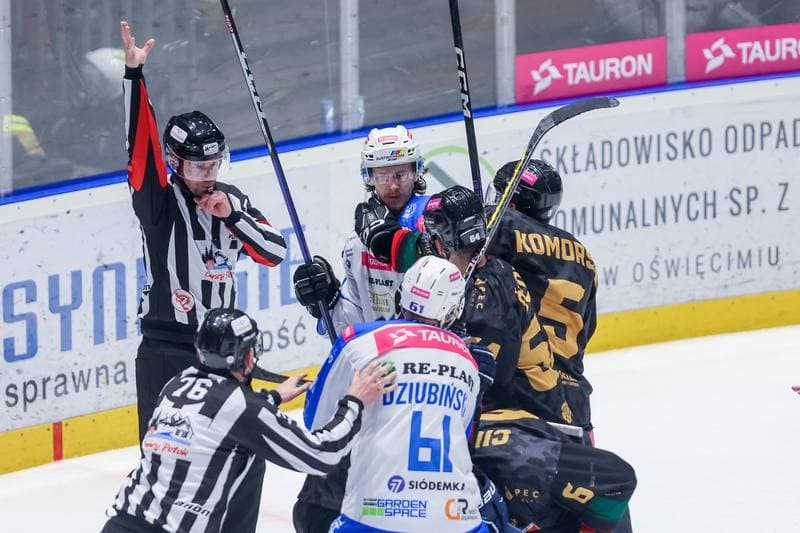 Ice Hockey. Tauron PHL. Tauron Re-Plast Unia Oswiecim - GKS Tychy. 12.03.2023