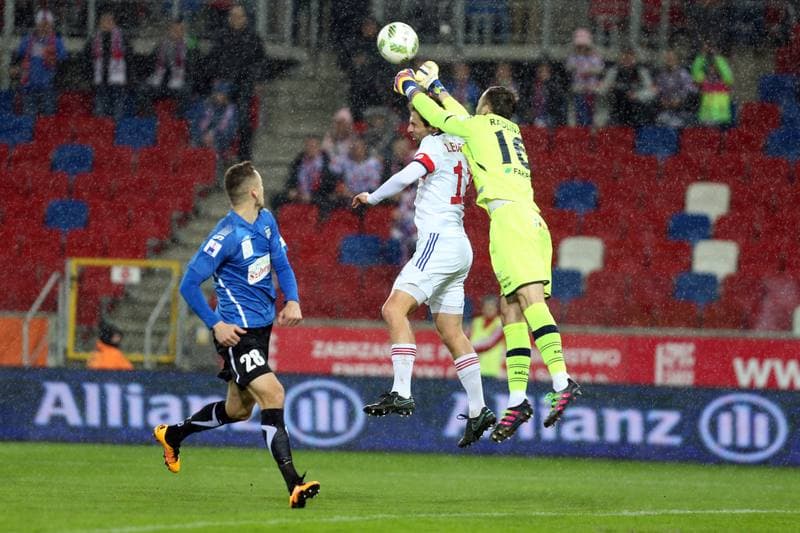 Football. Nice I Liga. Gornik Zabrze - Sandecja Nowy Sacz. 17.03.2017
