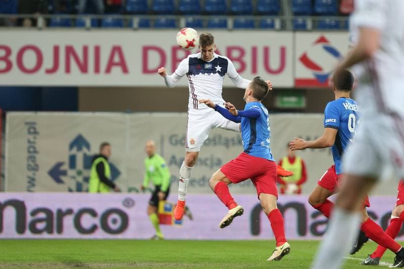 Football. Lotto Ekstraklasa. Piast Gliwice - Wisla Krakow. 04.03.2017