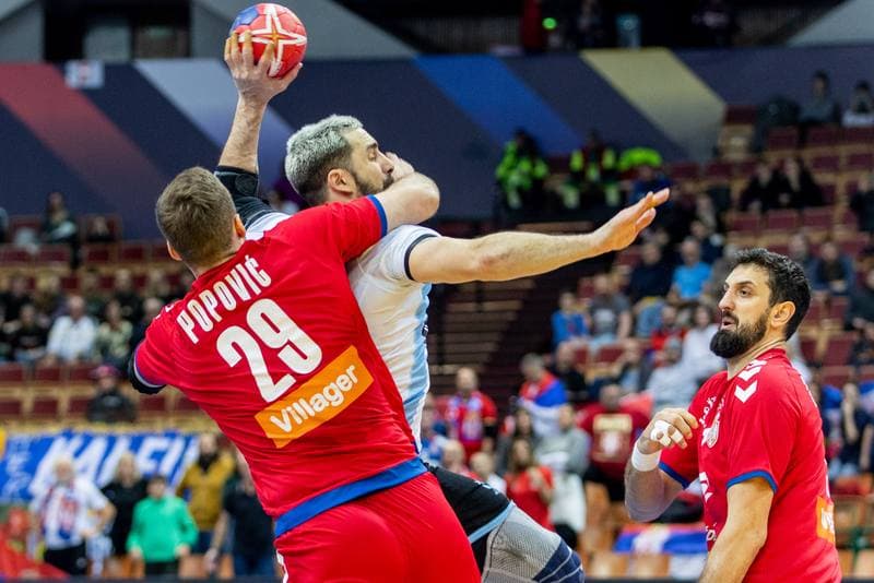 Handball. IHF World Men's Championship. Serbia - Argentina. 21.01.2023