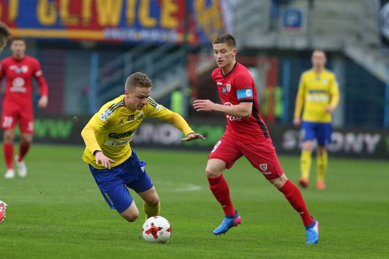 Football. Lotto Ekstraklasa. Piast Gliwice - Arka Gdynia. 18.03.2017