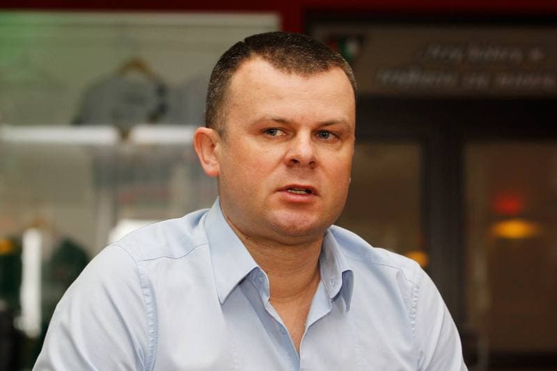 Football. Zaglebie Sosnowiec. Press Conference. 28.02.2017