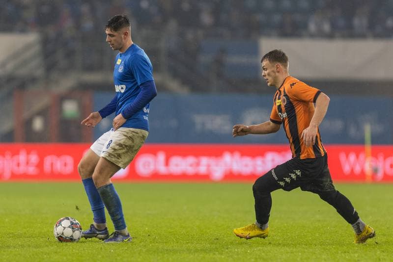 Football. Fortuna I Liga. Ruch Chorzow - Chrobry Glogow. 11.02.2023