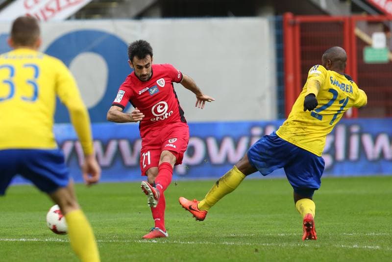 Football. Lotto Ekstraklasa. Piast Gliwice - Arka Gdynia. 18.03.2017
