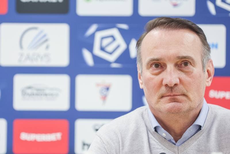 Football. Gornik Zabrze. Press Conference. 16.03.2023