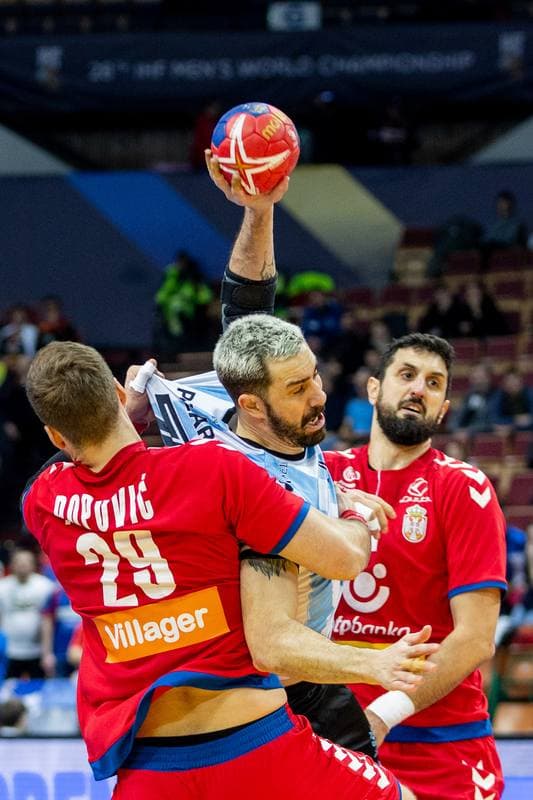 Handball. IHF World Men's Championship. Serbia - Argentina. 21.01.2023
