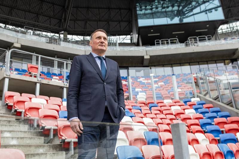 Football. Gornik Zabrze. Press Conference. 17.02.2023