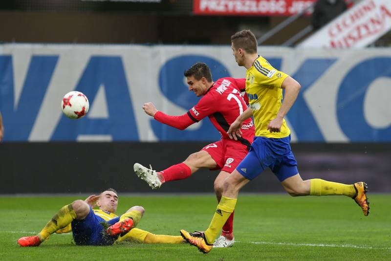 Football. Lotto Ekstraklasa. Piast Gliwice - Arka Gdynia. 18.03.2017