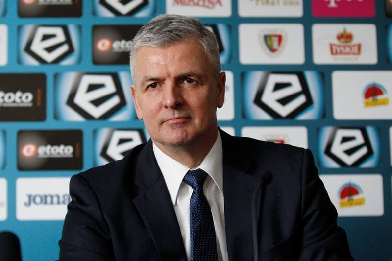 Football. Piast Gliwice. Press Conference. 02.03.2017