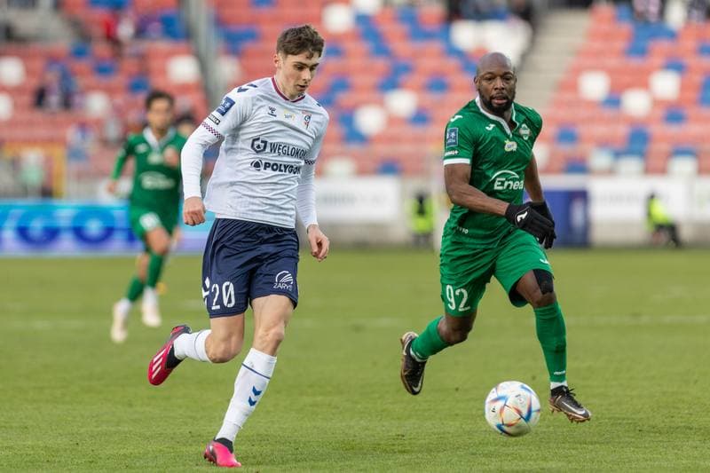 Football. PKO BP Ekstraklasa. Gornik Zabrze - Radomiak Radom. 12.02.2023