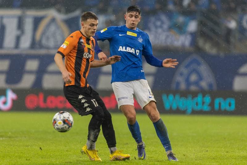Football. Fortuna I Liga. Ruch Chorzow - Chrobry Glogow. 11.02.2023