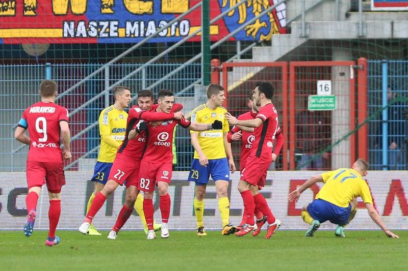 Football. Lotto Ekstraklasa. Piast Gliwice - Arka Gdynia. 18.03.2017