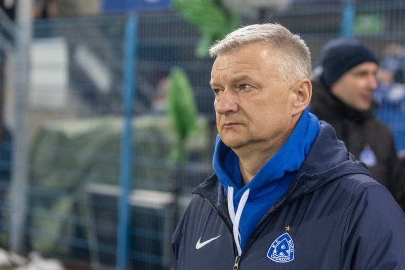Football. Fortuna I Liga. Ruch Chorzow - Chrobry Glogow. 11.02.2023