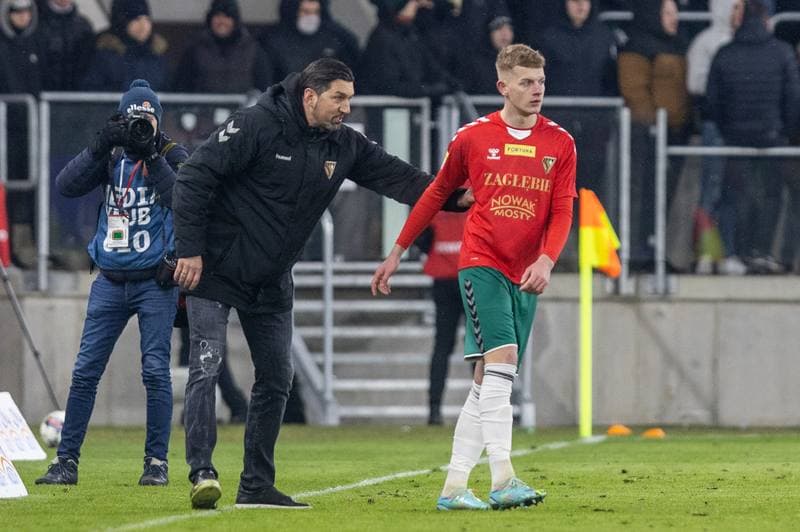 Football. Fortuna I Liga. Zaglebie Sosnowiec - GKS Katowice. 25.02.2023