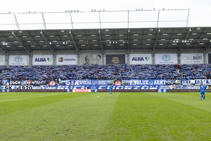 Football. Fortuna I Liga. Ruch Chorzow - Stal Rzeszow. 26.02.2023