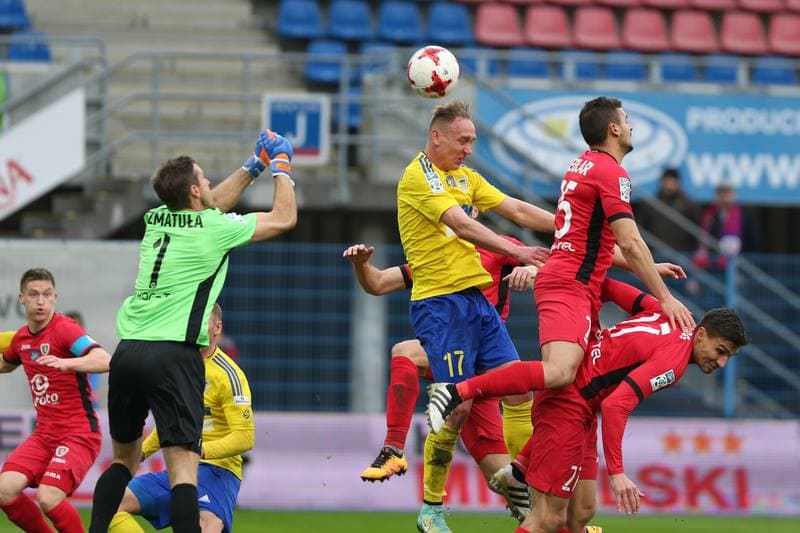 Football. Lotto Ekstraklasa. Piast Gliwice - Arka Gdynia. 18.03.2017