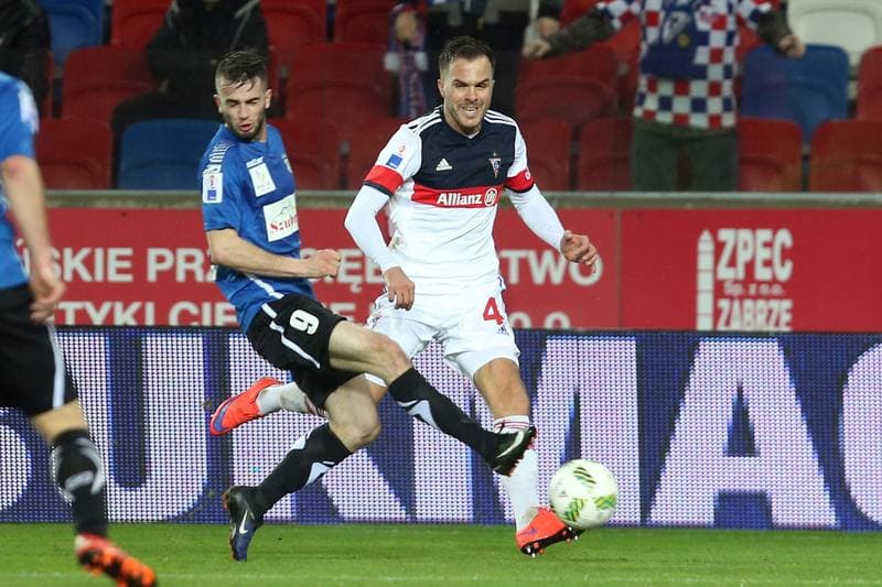 Football. Nice I Liga. Gornik Zabrze - Sandecja Nowy Sacz. 17.03.2017