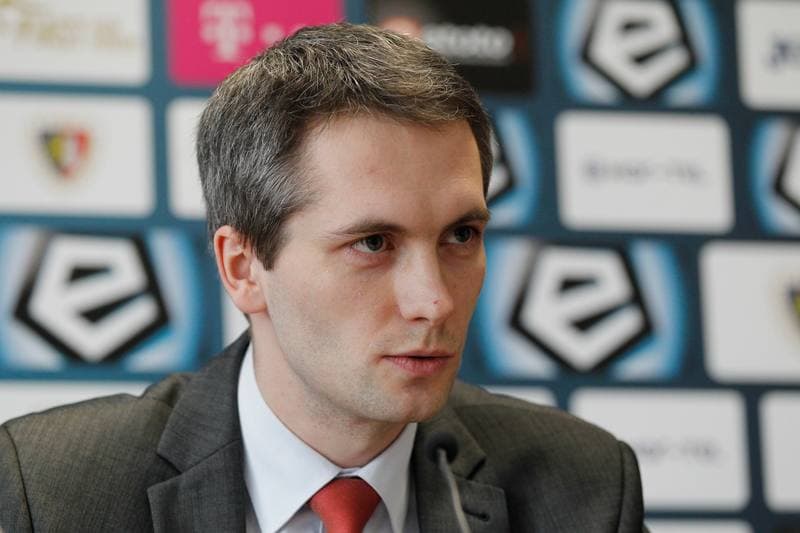 Football. Piast Gliwice. Press Conference. 21.03.2017
