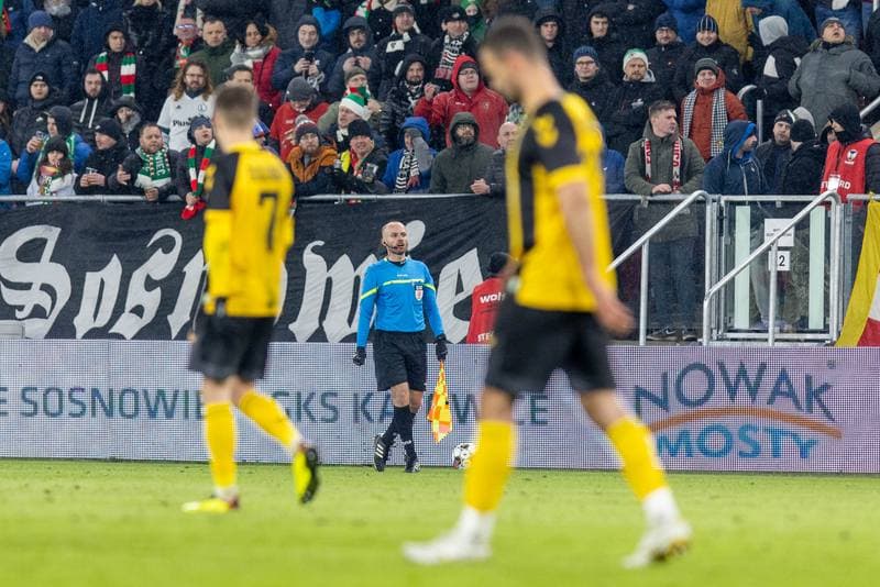 Football. Fortuna I Liga. Zaglebie Sosnowiec - GKS Katowice. 25.02.2023