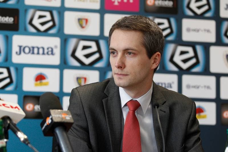 Football. Piast Gliwice. Press Conference. 21.03.2017