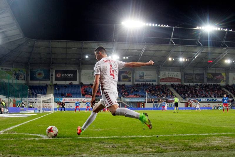 Football. Lotto Ekstraklasa. Piast Gliwice - Wisla Krakow. 04.03.2017