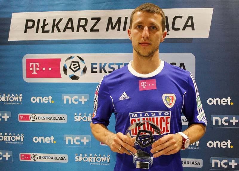 Football. Piast Gliwice. Press Conference. 03.06.2015