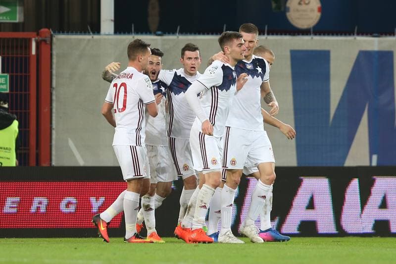 Football. Lotto Ekstraklasa. Piast Gliwice - Wisla Krakow. 04.03.2017