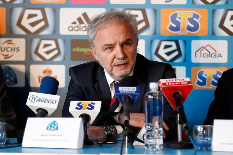 Football. Ruch Chorzow. Press Conference. 02.03.2017