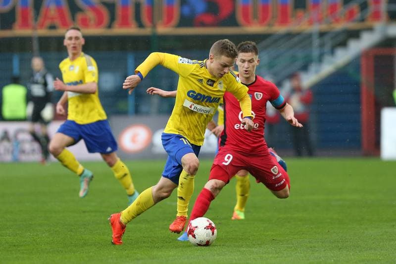 Football. Lotto Ekstraklasa. Piast Gliwice - Arka Gdynia. 18.03.2017