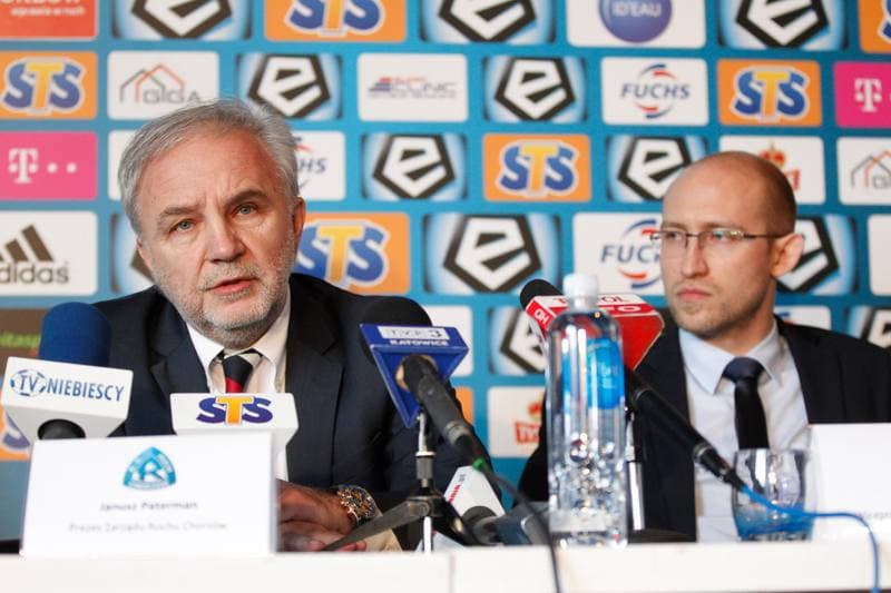 Football. Ruch Chorzow. Press Conference. 02.03.2017