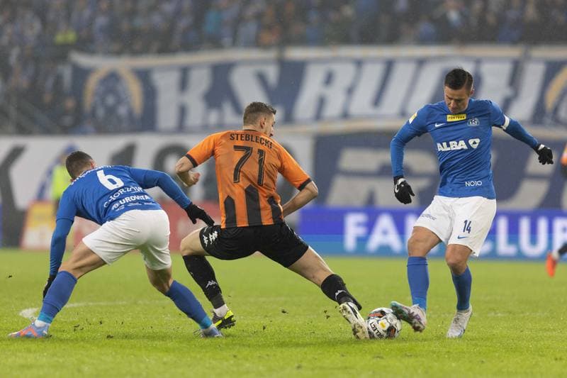 Football. Fortuna I Liga. Ruch Chorzow - Chrobry Glogow. 11.02.2023
