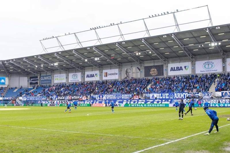 Football. Fortuna I Liga. Ruch Chorzow - Stal Rzeszow. 26.02.2023