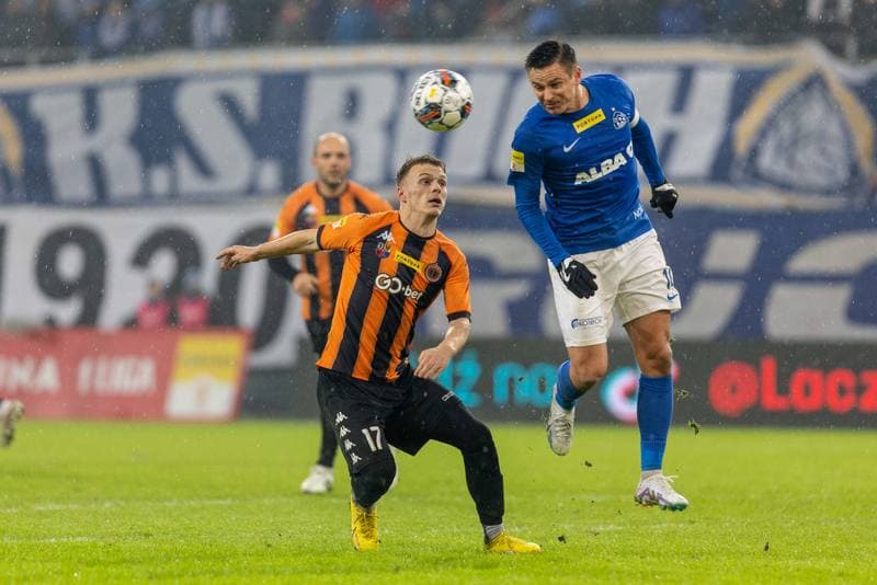 Football. Fortuna I Liga. Ruch Chorzow - Chrobry Glogow. 11.02.2023