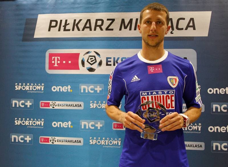 Football. Piast Gliwice. Press Conference. 03.06.2015