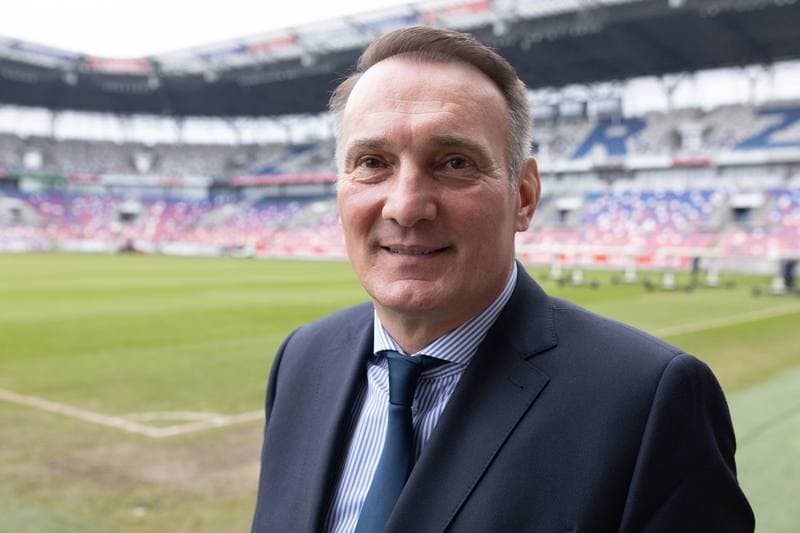 Football. Gornik Zabrze. Press Conference. 17.02.2023