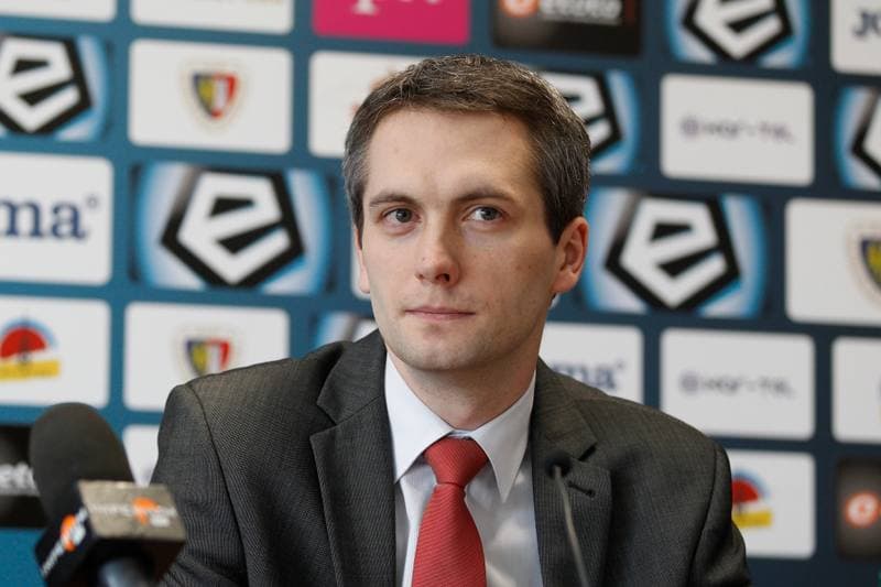 Football. Piast Gliwice. Press Conference. 21.03.2017