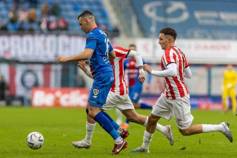 Football. PKO BP Ekstraklasa. Piast Gliwice - Cracovia Krakow. 25.02.2023