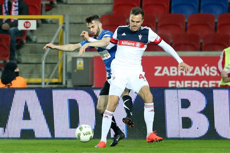 Football. Nice I Liga. Gornik Zabrze - Sandecja Nowy Sacz. 17.03.2017