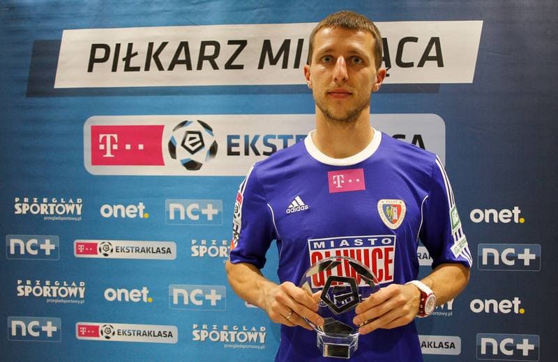 Football. Piast Gliwice. Press Conference. 03.06.2015