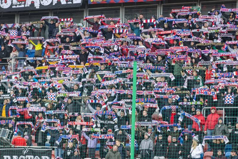 Football. PKO BP Ekstraklasa. Gornik Zabrze - Radomiak Radom. 12.02.2023