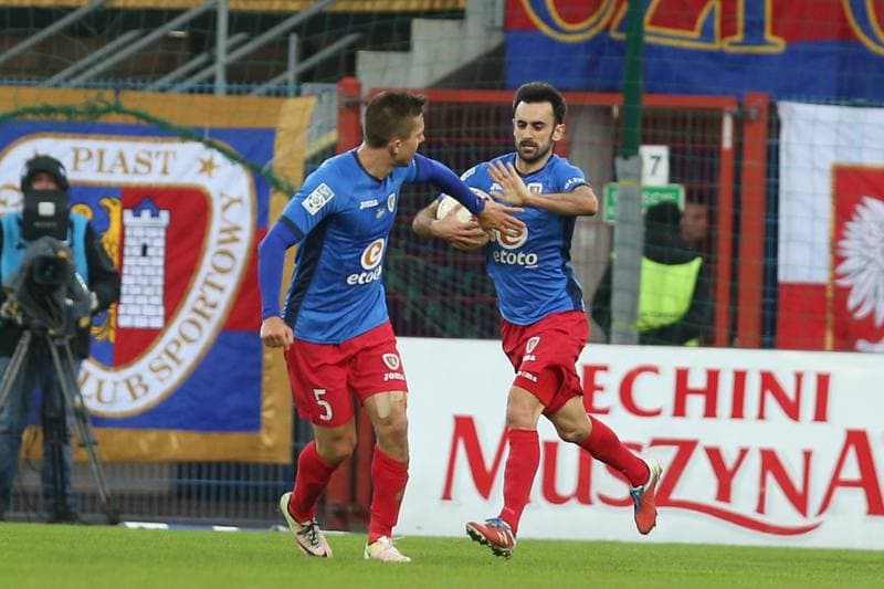 Football. Lotto Ekstraklasa. Piast Gliwice - Wisla Krakow. 04.03.2017