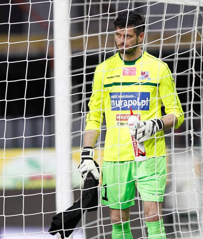 Football. T-Mobile Ekstraklasa. Podbeskidzie Bielsko Biala - Widzew Lodz. 22.05.2014