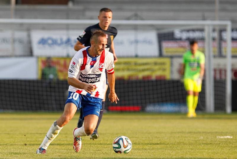 Football. T-Mobile Ekstraklasa. Podbeskidzie Bielsko Biala - Pogon Szczecin. 18.07.2014