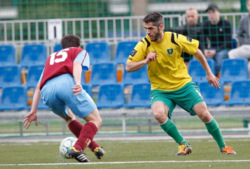 Football. IV Liga. GKS II Katowice - Iskra Pszczyna. 18.04.2014