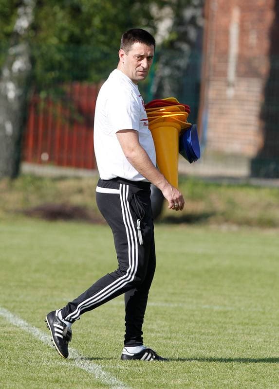 Football. GKS Tychy. Training. 23.06.2014