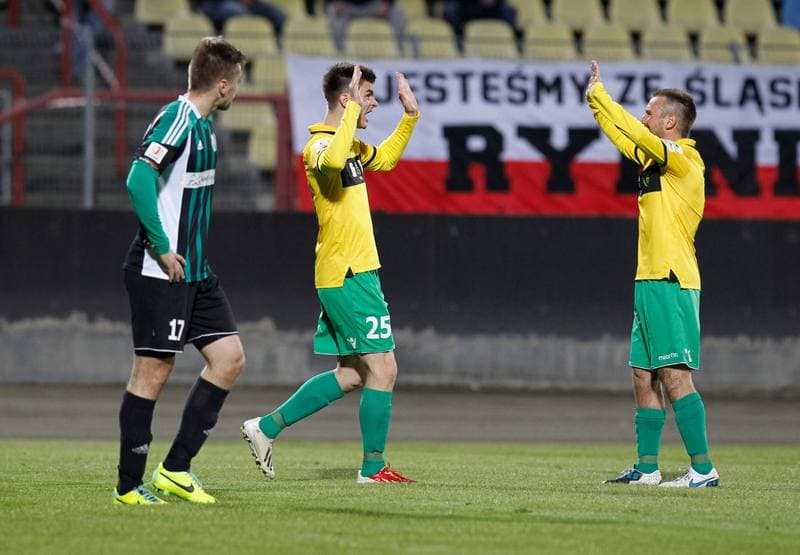 Football. I Liga. Energetyk ROW Rybnik - GKS Katowice. 17.04.2014