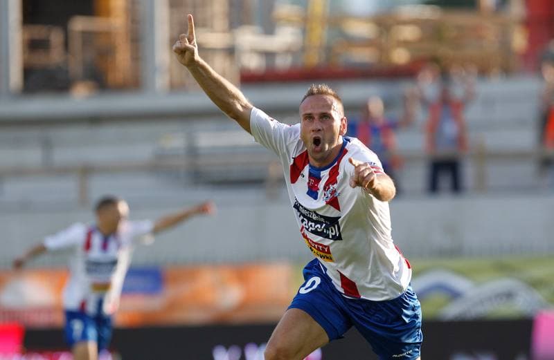 Football. T-Mobile Ekstraklasa. Podbeskidzie Bielsko Biala - Pogon Szczecin. 18.07.2014