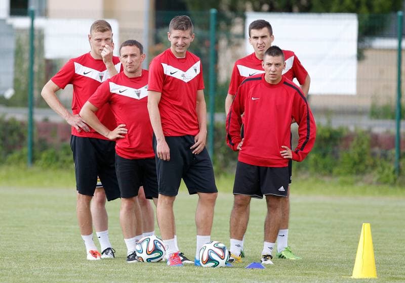 Football. GKS Tychy. Training. 23.06.2014