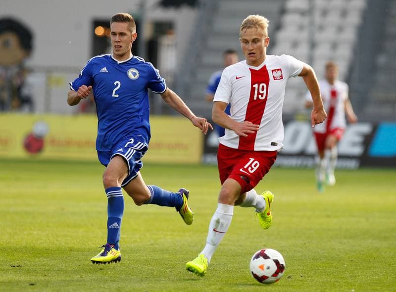 Football. International Friendly. Poland U-21 - Bosnia and Herzegovina U-21. 04.06.2014